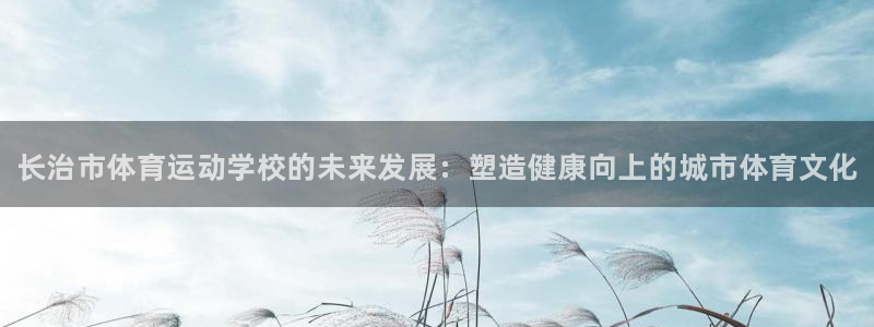 海南MK体育官网下载发展怎么样：长治市体育运动学校的未来发展