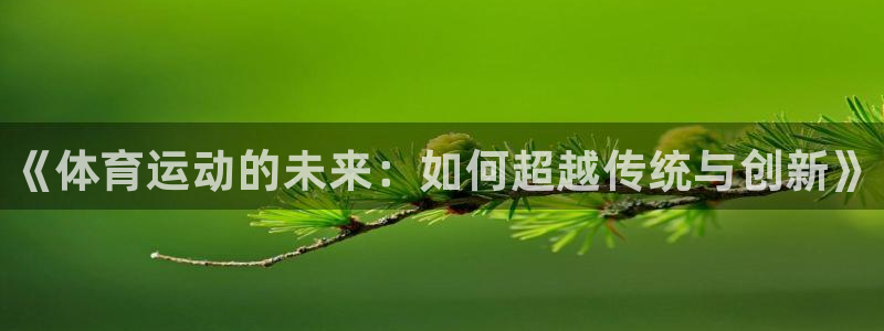 MK体育官方正版app娱乐平台：《体育运动的未来：如