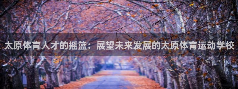 MK体育官网下载招商电话号码：太原体育人才的摇篮：展望未来发